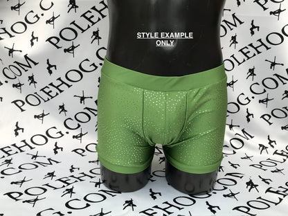 Black disco male short