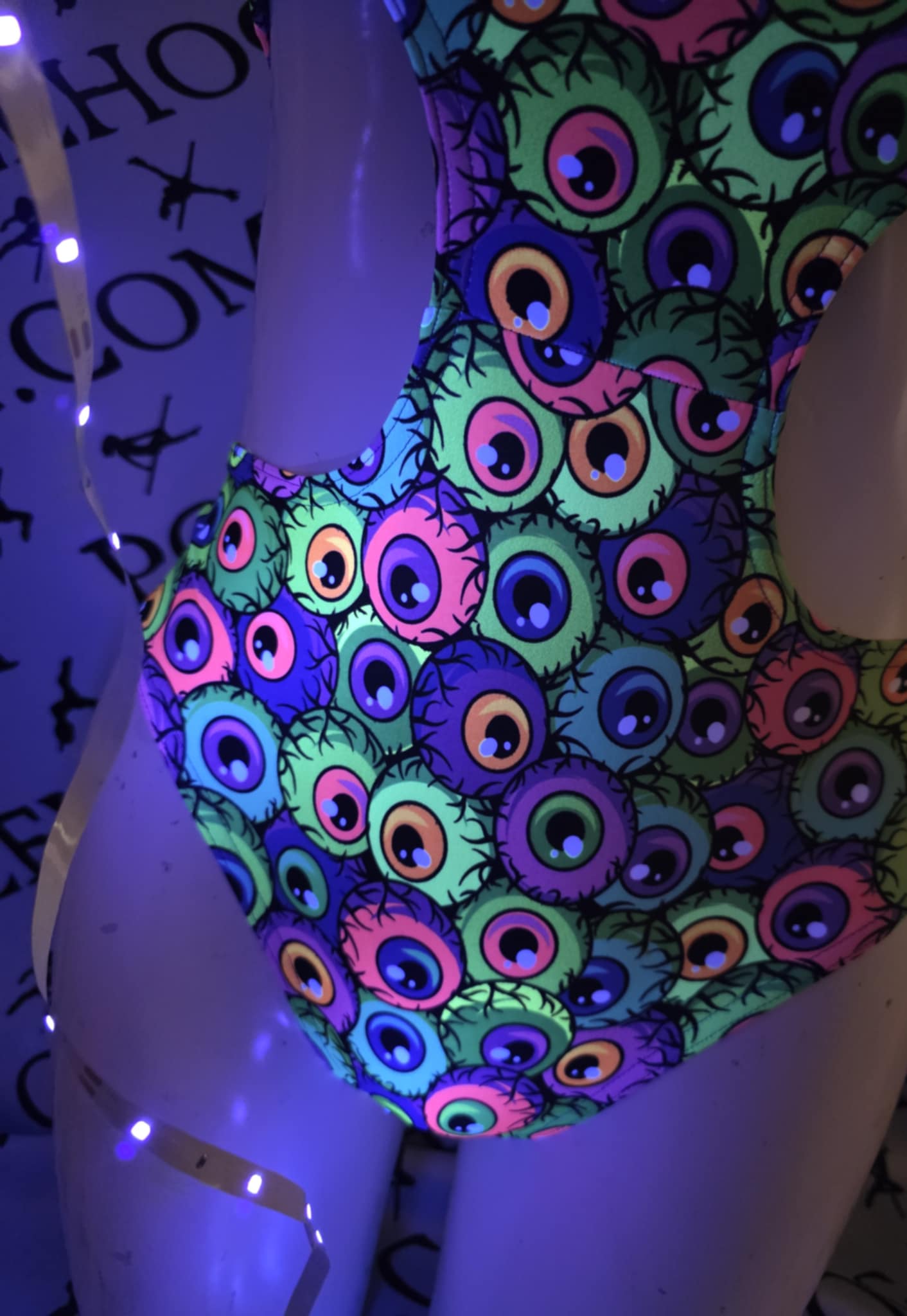 Eyeballs x back bodysuit