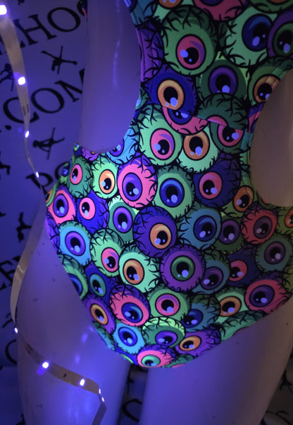 Eyeballs x back bodysuit