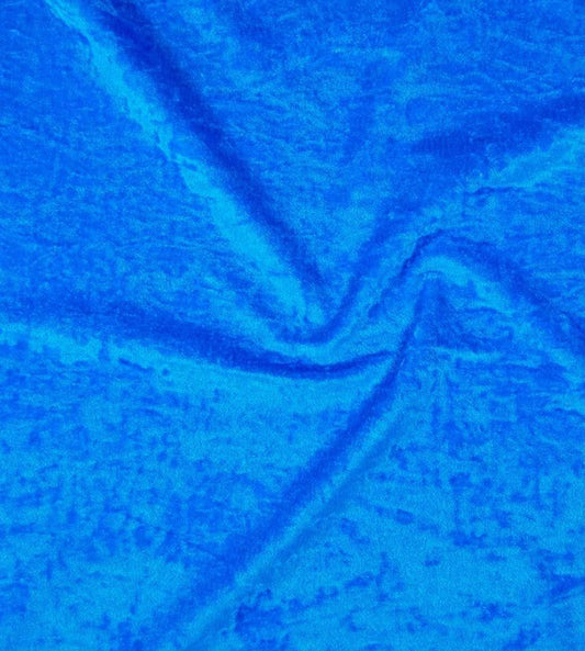 Turquoise blue crushed velvet x back bodysuit.