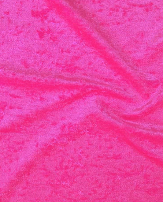 Flo pink crushed velvet x back bodysuit.