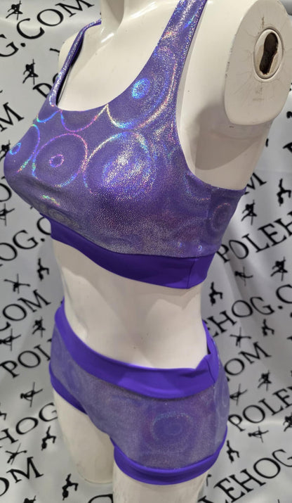Purple disco top