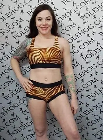 Nude tiger top