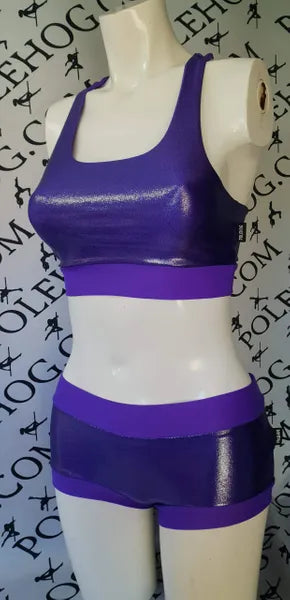 Purple shine top