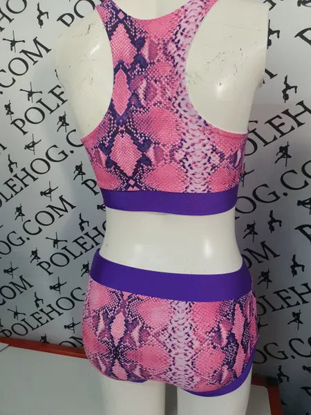 Pink/purple snake top