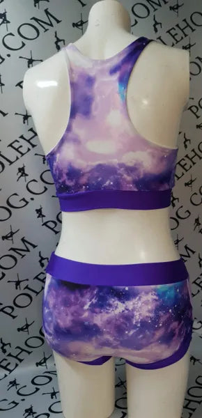 Purple galaxy bottoms