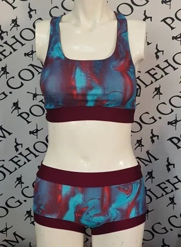 Teal and wine top