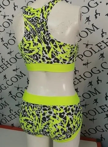 Flo yellow street Leopard  top