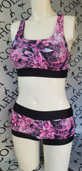 Pink fantasy flowers bottoms