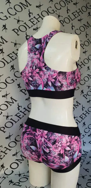 Pink fantasy flowers bottoms