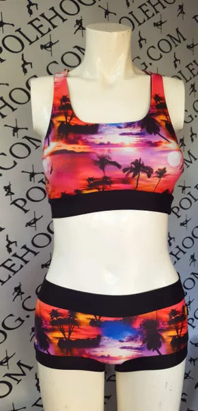 Sunset paradise top