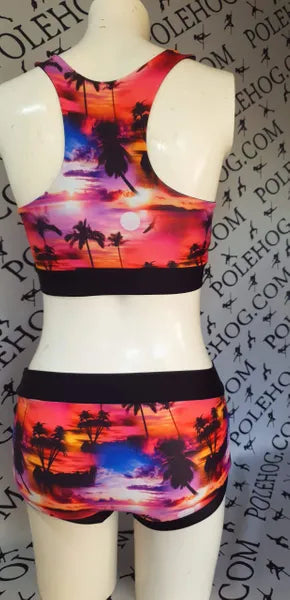 Sunset paradise top