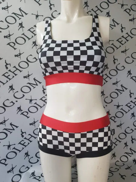 Grid girl top