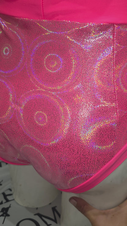 Coral disco x back bodysuit