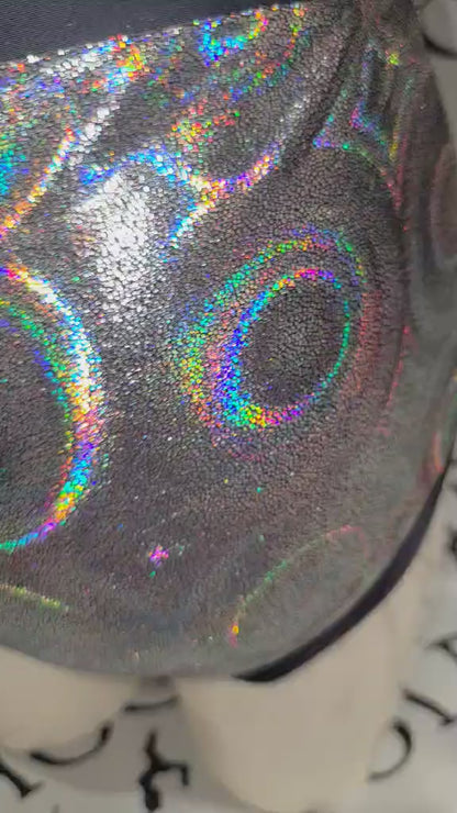 Black disco x back bodysuit