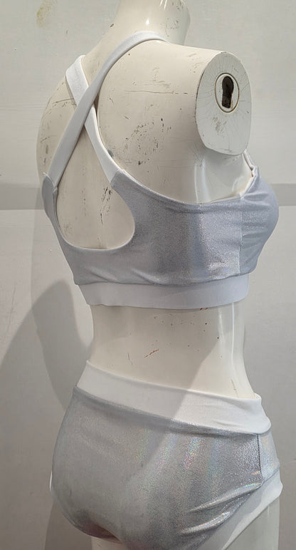 white lazer foil top