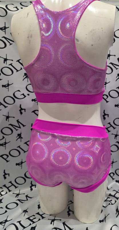 Hawaiian pink disco top