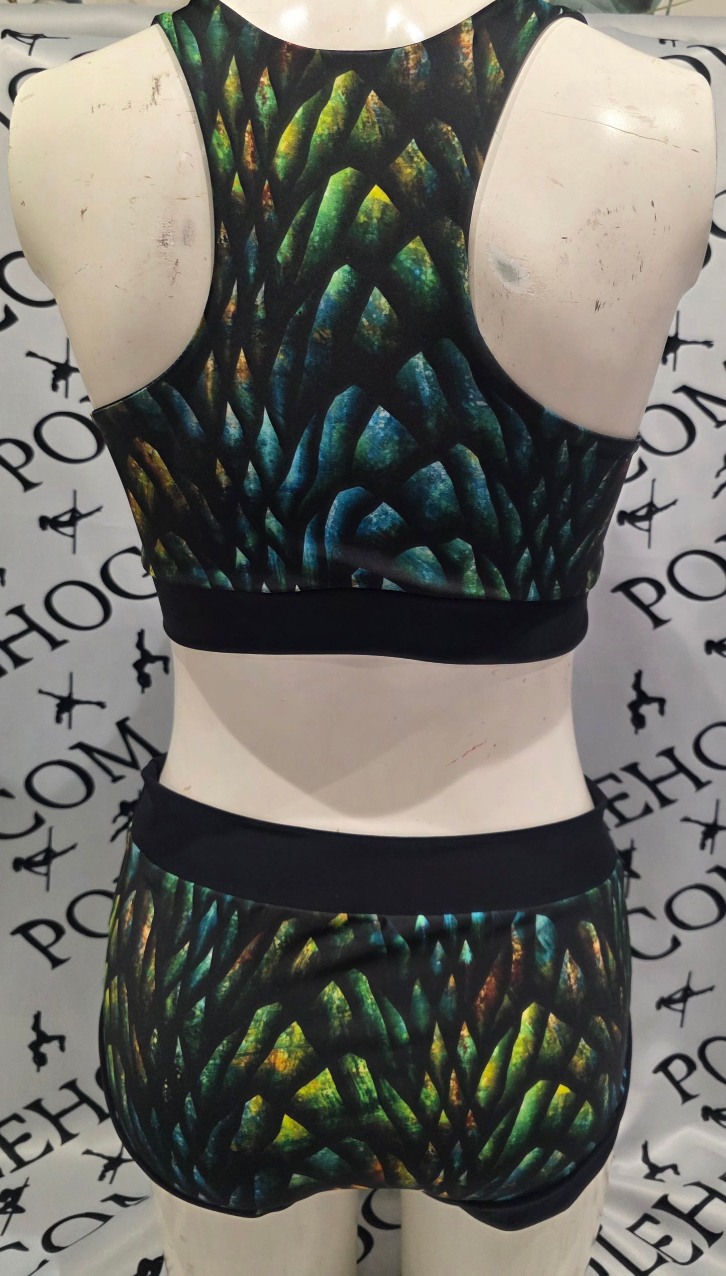 Autumn dragon scale top