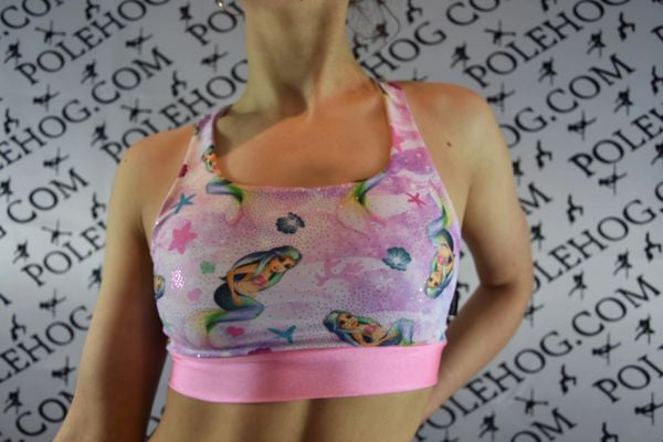 Pink siren stardust top