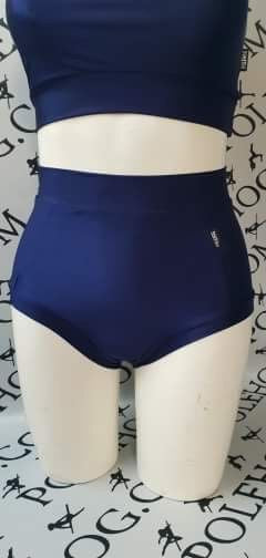 Navy colours high waisted fitted pant