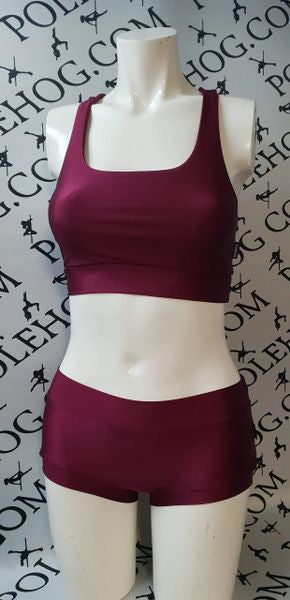 Burgundy colour top