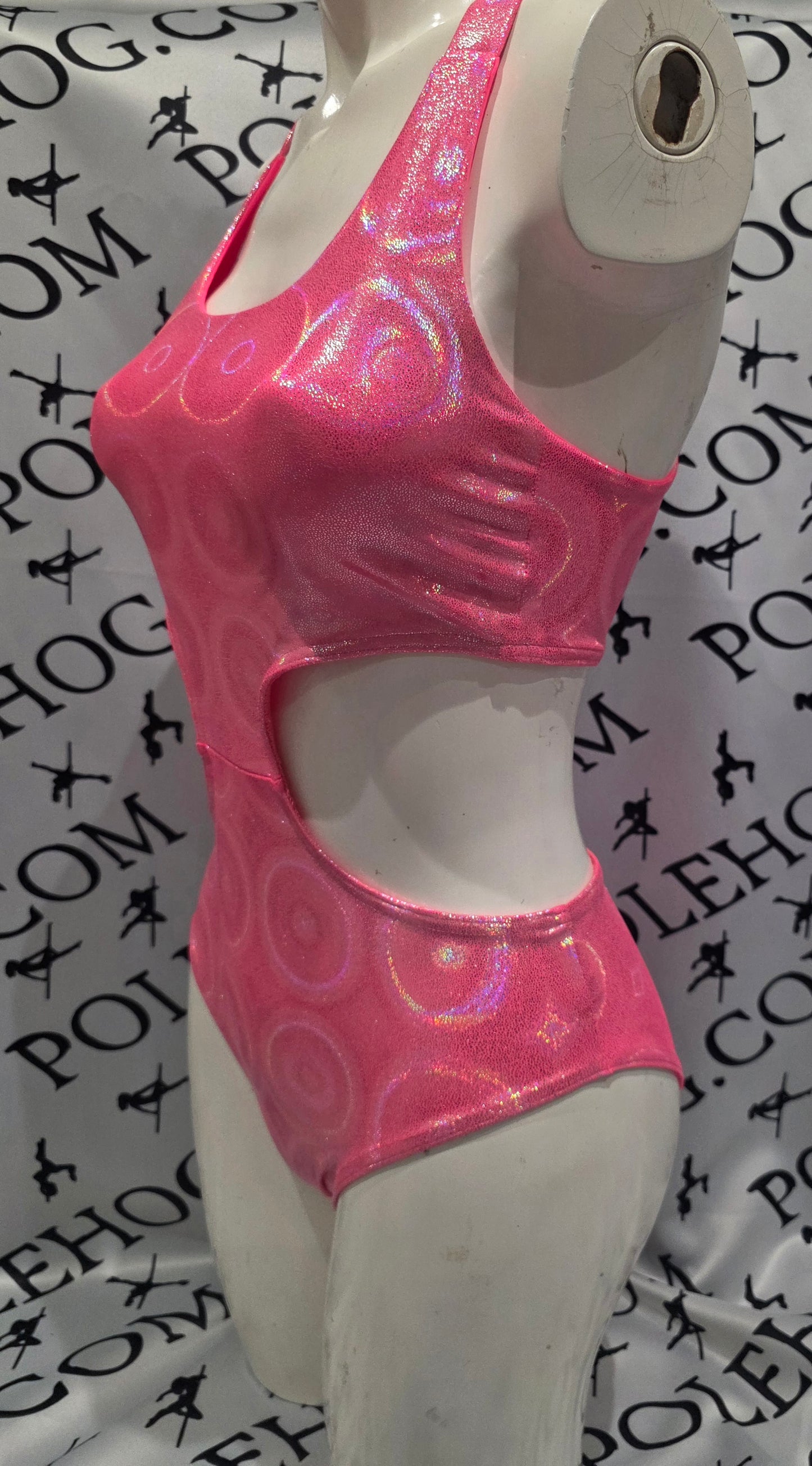 Coral disco x back bodysuit