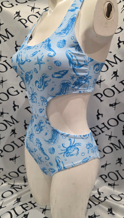 Deep sea x back bodysuit