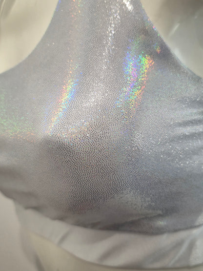 white lazer foil top
