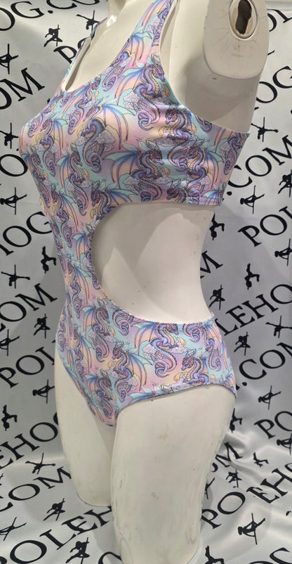 Majestic dragon x back bodysuit