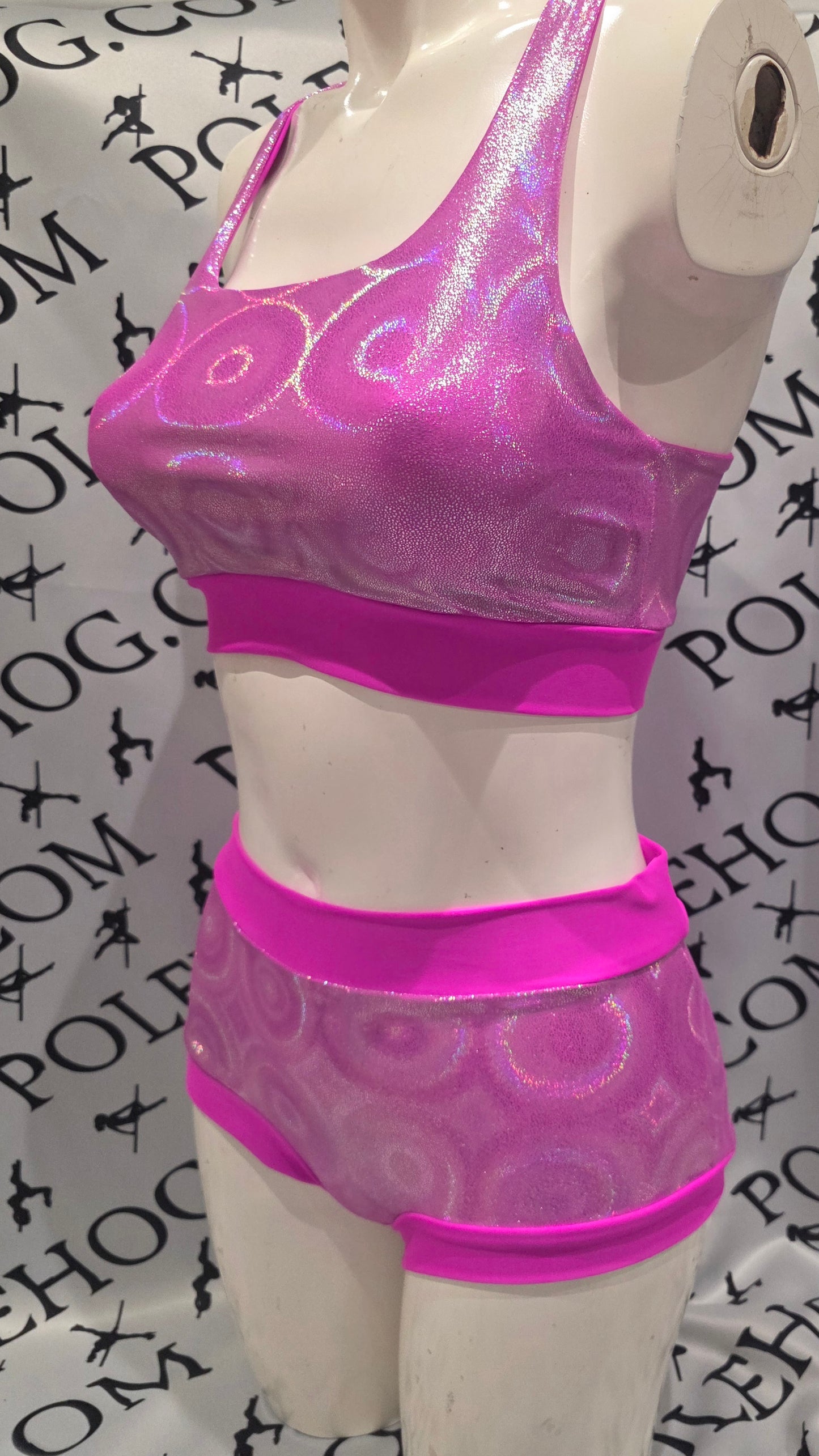 Hawaiian pink disco top