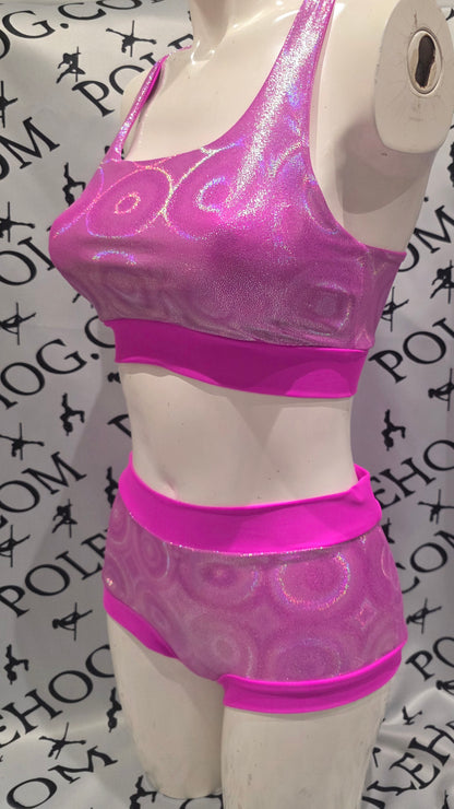 Hawaiian pink disco top